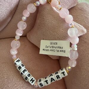 Little Words Project “Fresh Start” Semi Precious Stone Bracelet